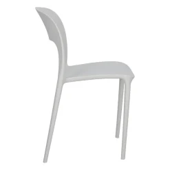 Krzesło Flexi szare z tworzywa