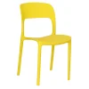 Krzesło Flexi żółte z tworzywa