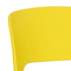 Krzesło Flexi żółte z tworzywa