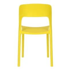 Krzesło Flexi żółte z tworzywa