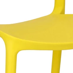 Krzesło Flexi żółte z tworzywa