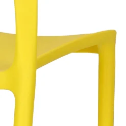 Krzesło Flexi żółte z tworzywa