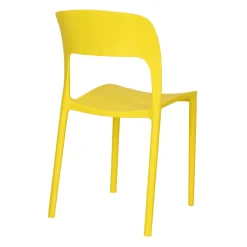 Krzesło Flexi żółte z tworzywa