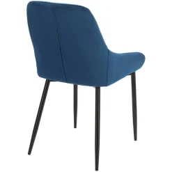 Krzesło Floyd Velvet niebieskie tapicerowane