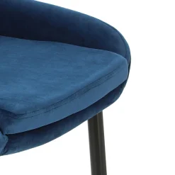 Krzesło Floyd Velvet niebieskie tapicerowane