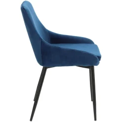 Krzesło Floyd Velvet niebieskie tapicerowane