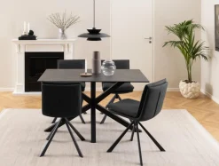 Krzesło Flynn szary ciemny