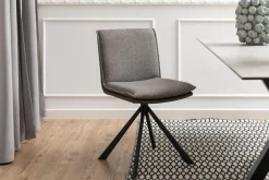 Krzesło Flynn szary/antracytowy