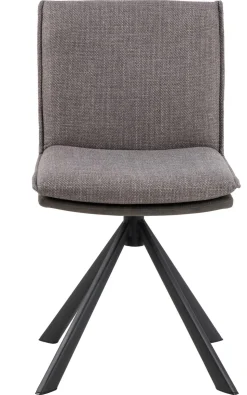 Krzesło Flynn szary/antracytowy
