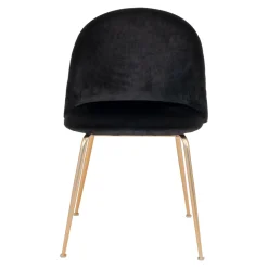 Krzesło Geneve czarne VIC/ złote