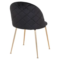Krzesło Geneve czarne VIC/ złote