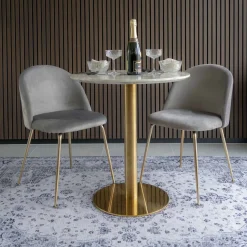 Krzesło Geneve czarne VIC/ złote