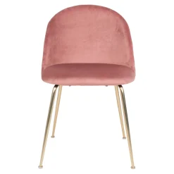 Krzesło Geneve różowe VIC/ złote