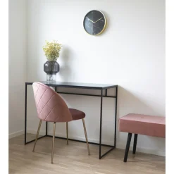 Krzesło Geneve różowe VIC/ złote