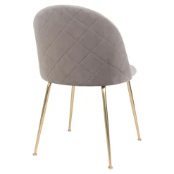 Krzesło Geneve szare VIC/ złote