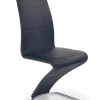 Krzesło Georgia czarne PU