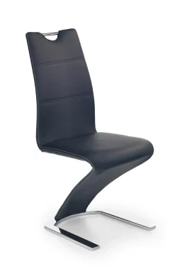 Krzesło Georgia czarne PU