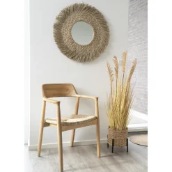 Krzesło Getafe drewno sungkai naturalne