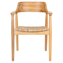 Krzesło Getafe drewno sungkai naturalne