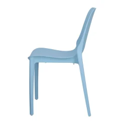 Krzesło Ginevra niebieskie z tworzywa