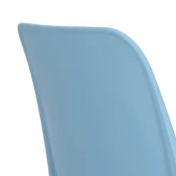 Krzesło Ginevra niebieskie z tworzywa