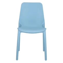 Krzesło Ginevra niebieskie z tworzywa