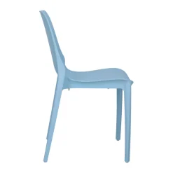 Krzesło Ginevra niebieskie z tworzywa