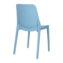 Krzesło Ginevra niebieskie z tworzywa