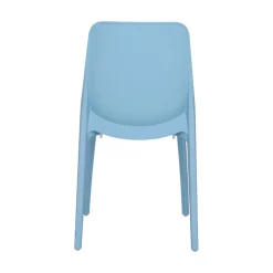 Krzesło Ginevra niebieskie z tworzywa