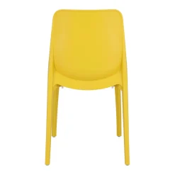 Krzesło Ginevra żółte z tworzywa