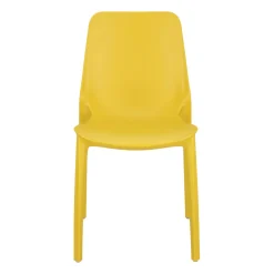 Krzesło Ginevra żółte z tworzywa