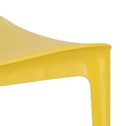 Krzesło Ginevra żółte z tworzywa