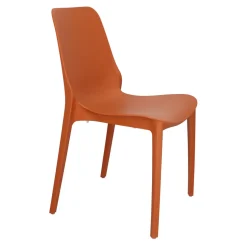 Krzesło Ginevra terracotta z tworzywa
