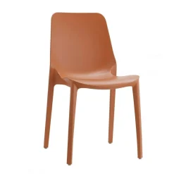 Krzesło Ginevra terracotta z tworzywa