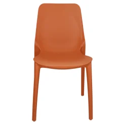 Krzesło Ginevra terracotta z tworzywa