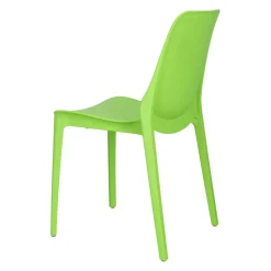 Krzesło Ginevra zielone z tworzywa