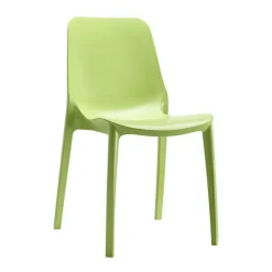 Krzesło Ginevra zielone z tworzywa