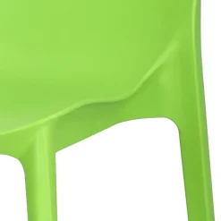 Krzesło Ginevra zielone z tworzywa