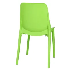 Krzesło Ginevra zielone z tworzywa