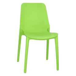 Krzesło Ginevra zielone z tworzywa