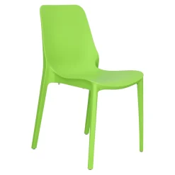 Krzesło Ginevra zielone z tworzywa