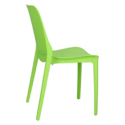 Krzesło Ginevra zielone z tworzywa