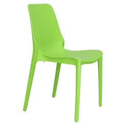 Krzesło Ginevra zielone z tworzywa