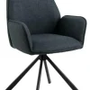 Krzesło Glenda antracytowe Basel 16