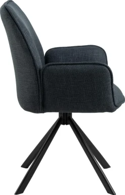 Krzesło Glenda antracytowe Basel 16