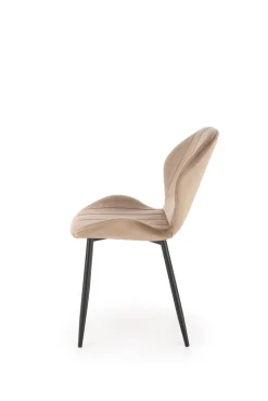 Krzesło Griviza Velvet beżowy