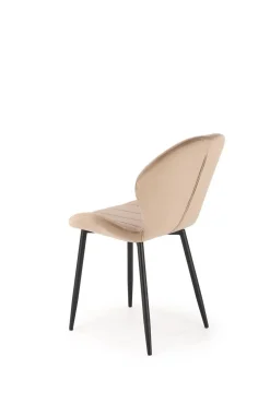 Krzesło Griviza Velvet beżowy