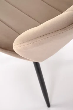 Krzesło Griviza Velvet beżowy