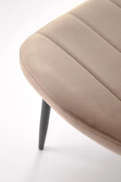 Krzesło Griviza Velvet beżowy