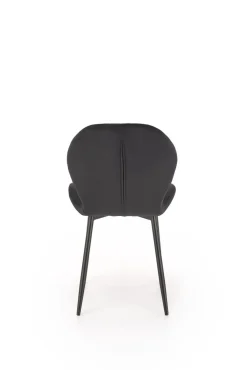 Krzesło Griviza Velvet czarny